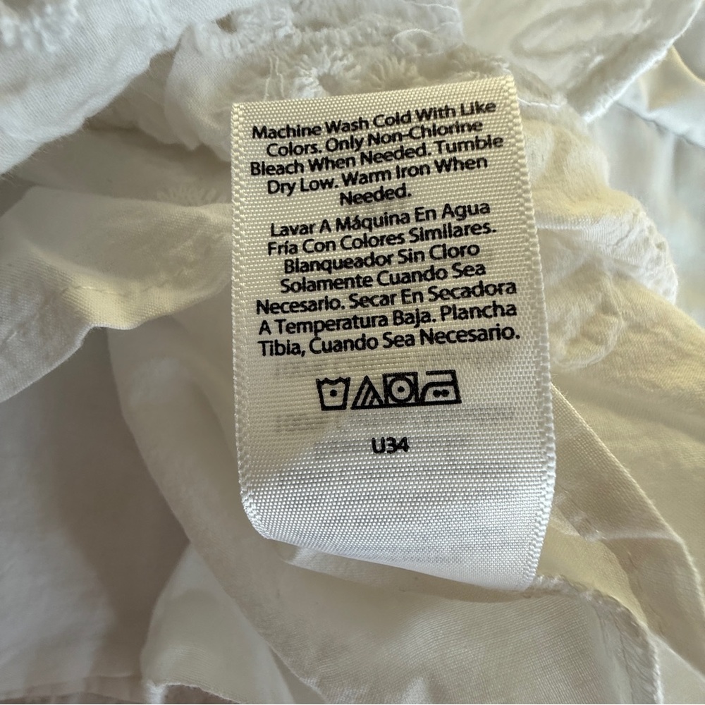 Sofia by Sofia Vergara White Eyelet Midi Skirt Size XXXL (3X) - Picture 8 of 11